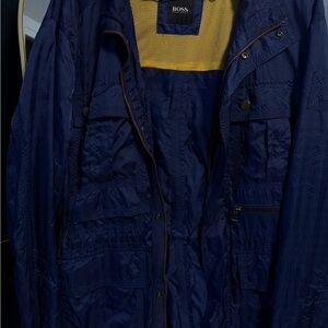 Hugo Boss Men's Dark Blue Field Jacket